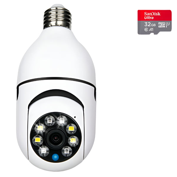 Cameră Supraveghere FULL HD Panoramică, Wireless (WiFi), Cadou Card 32GB