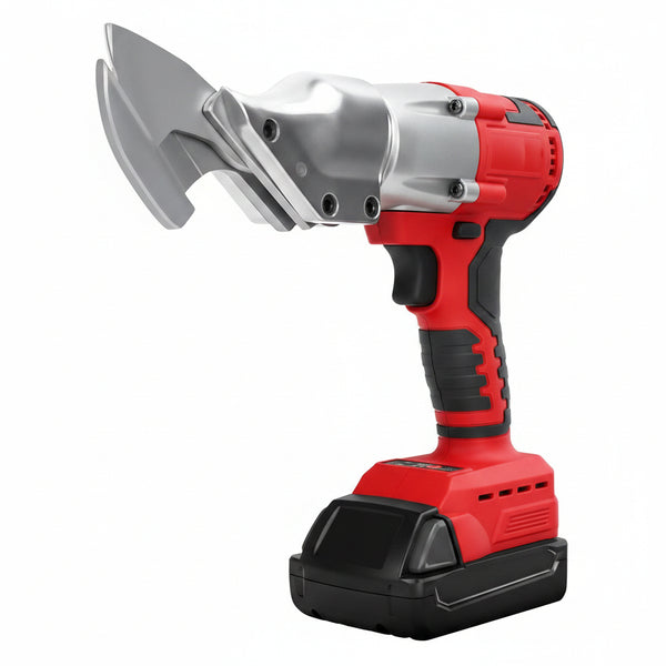 Foarfecă Electrică Metal Luxis - 48V, Brushless, Cutter Tablă, Inox, PVC, Carton Industrial - FoarfElec-Lux18