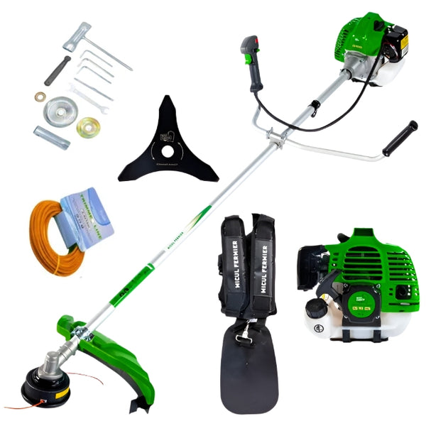 Motocoasă Benzină Ultra Pro - 5.6 CP, 6.1 CP, 8.8 CP, 9.5 CP, 52CC, 9000 RPM - Motocositoare cu Pornire Rapidă + Accesorii - Craft Tec