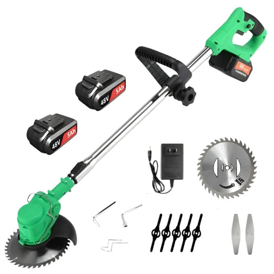 motocoasa taiat iarba 2 baterii puternice