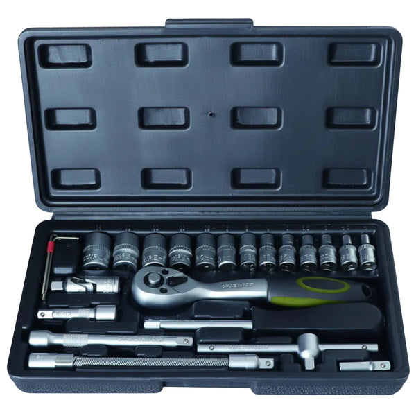 Trusă Chei Tubulare Heinner - 24 Piese 1/4" CR-V - CTSM026