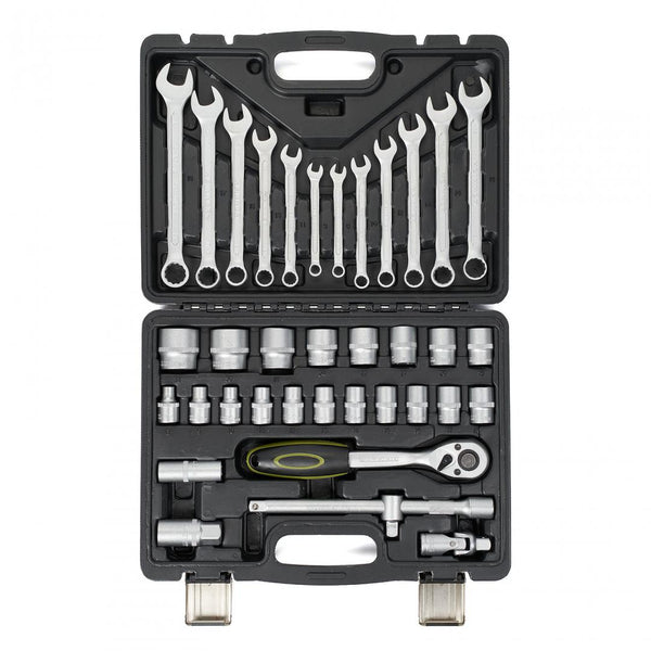 Trusă Chei Tubulare 37 Piese 1/2 Cr-V Heinner – Set Complet Profesional cu Clichet - CTSM013