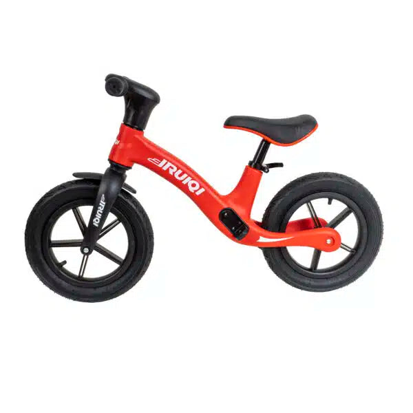 Bicicleta Fara Pedale - Luxis, 3 Ani+, Roti Cauciuc, Sezut Reglabil, Negru/Rosu - ZTS9454