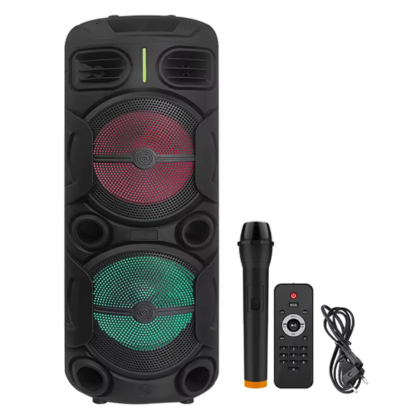 Boxă Portabilă Bluetooth Luxis - 80W, 4500mAh, Microfon Wireless, Karaoke, RGB - ZQS12208