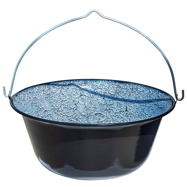 Ceaun Smălțuit Zilan - 25L, Email, Diametru 50cm, Tuci Alimentar - EXT 7225
