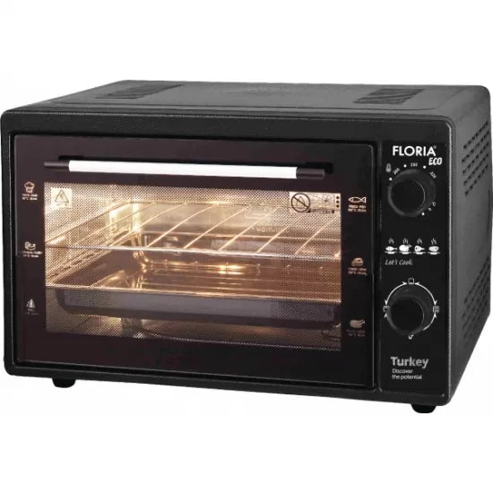 Cuptor Electric Zilan - 38 Litri, 1500W, Timer, Grătar, Tavă - ZLN 2898