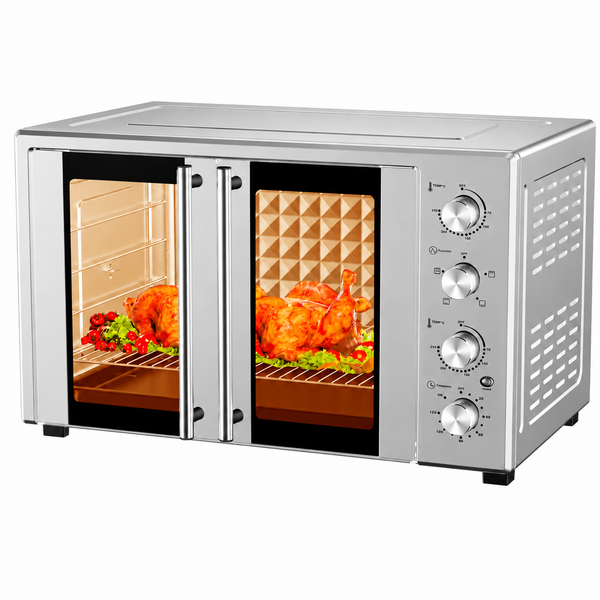 Cuptor Electric LUXiS - 3600 W, 110 L, Rotisor, Timer 120 min, Uși Duble - 5132