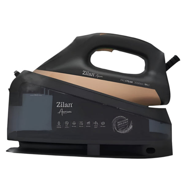 Fier De Călcat Zilan Aurum - 3300W, Stație, 1,5L, Încălzire 35 Secunde, Auto Oprire - ZLN4261