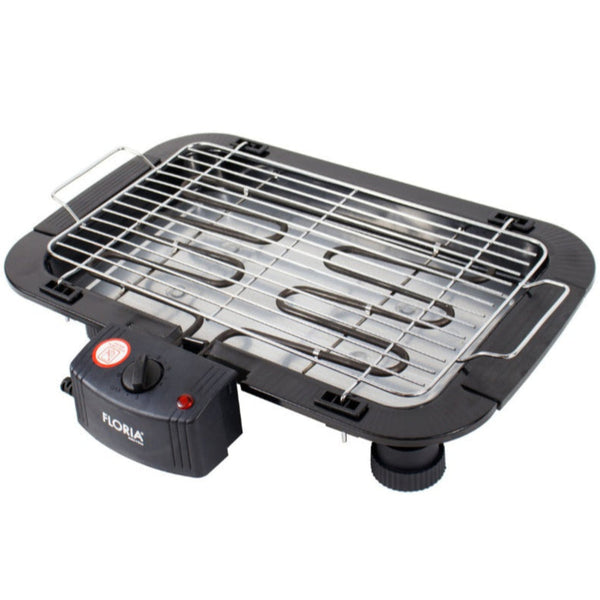 Grătar Electric Floria - 2000W, Suprafață Striată, Termostat, Tavă Detașabilă - ZLN2867