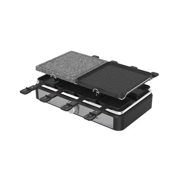 Grătar Electric Zilan 2 în 1, Piatră și Placă de Aluminiu - ZLN8863 – fotografie 3 cu detalii ale produsului