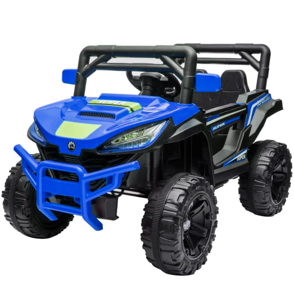 ATV Mașinuță Electrică Copii Super Limited Edition Red – 70W, Roți EVA, Lumini LED, Muzică, Telecomandă 2.4GHz, Pornire la Buton, Slow Start, Scaun Confortabil, Uși Deschise – 12V 4.5Ah, Vârstă 3-8 ani