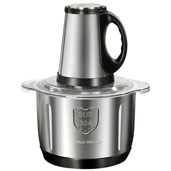 Tocător Electric Universal, Bol 3L Inox, Putere 1000W, 4 Lame, Legume și Carne