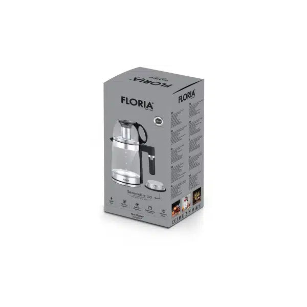 Set Fierbător și Ceainic Floria, Sticlă, 1,8 L + 1,2 L - ZLN1757 – fotografie 2 cu detalii ale produsului