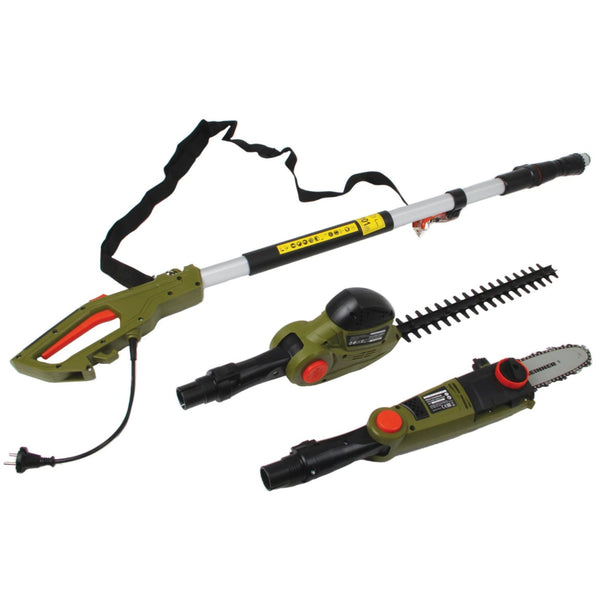 Drujbă & Trimmer Gard Viu Heinner 2 în 1 - 750W, 1800RPM, Tijă Telescopică - VMT001