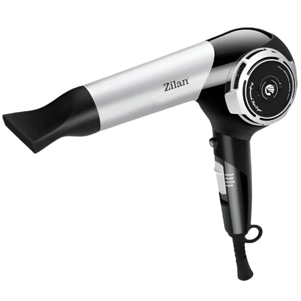 Uscător de Păr Zilan - 1800W, 3 Trepte Temperatură, Difuzor, Aer Rece - ZLN 2946