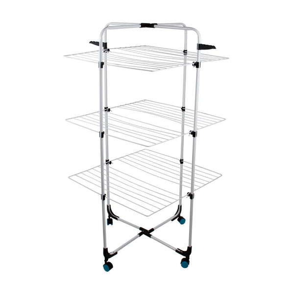 Uscător Vertical de Rufe Zilan Grigio, 30 m, cu Roți - ZLN4182