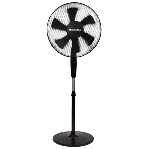 Ventilator Hausberg - 55W, Diamentru 40cm, 5 Elice, Bază Rotundă, Zgomot Redus, Design Elegant - HB 5200