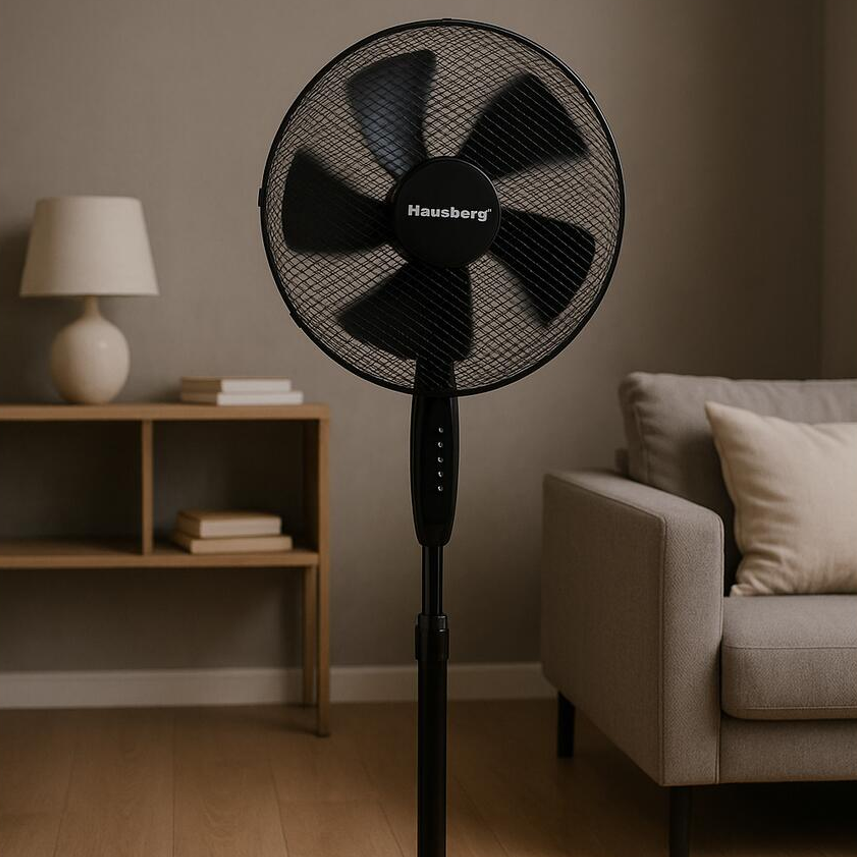 ventilator electric picior in camera