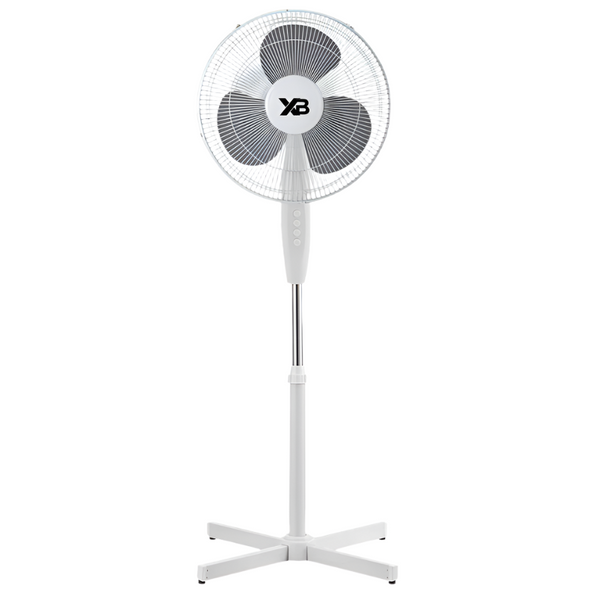 Ventilator Hausberg - 55W, 3 Viteze, Diametru 40cm, Oscilație, Grătar Metalic, Design Elegant - XB-110