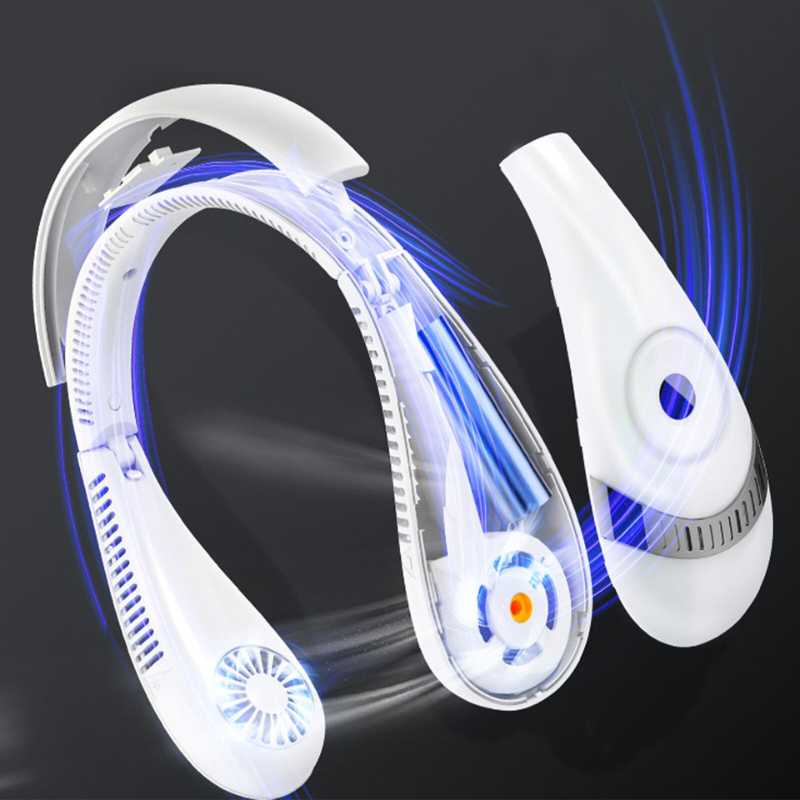 Ventilator Portabil Gat – 3 Trepte de Viteza, Acumulatori Reincarcabili, Design Ergonomic si Silentios