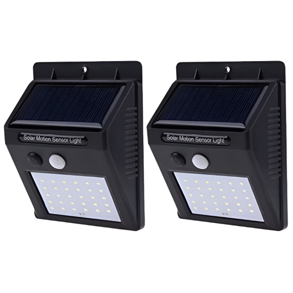 Set Lampă Solară 30 Led - Exterior, Senzor Mișcare, Lumină