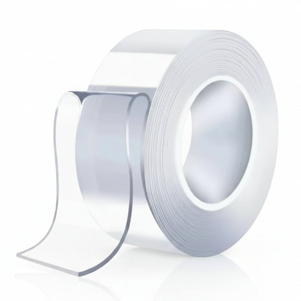 Bandă Nano Adezivă Luxis - Țesătură Din Fibre, Reutilizabilă, Dublu Adezivă, Transparență, Anti-Alunecare - BandAdez-Lux672