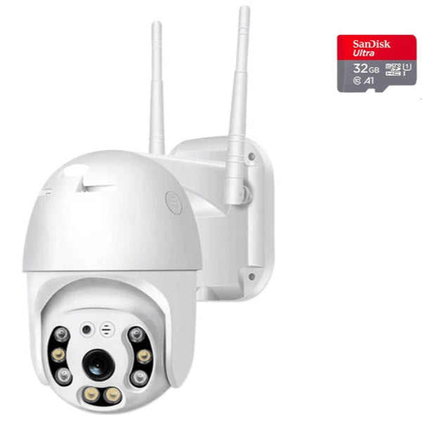 Cameră Supraveghere FULL HD, Exterior Wireless (WiFi), Cadou Card 32GB