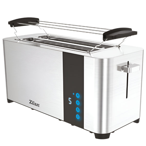 Prăjitor Pâine Zilan - 1400W, Inox, 7 Nivele, Ecran Tactil LED - ZLN6234