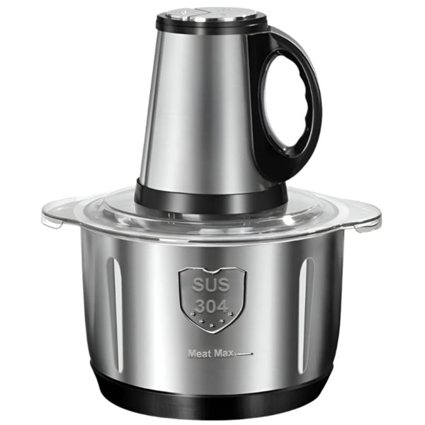 Tocător Electric Profesional, Bol 5L Inox, Putere 1000W, 5 Lame, Carne și Legume