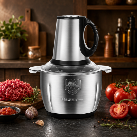 Blender Electric Luxis - 2L 2500W, 4 Lame Inox, 2 Viteze, Carne, Legume - LUXIS1266