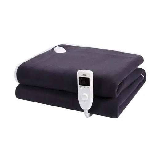 Pătură Electrică Zilan 150 x 80 cm, 60 W, 5 Trepte, Negru, imagine 1
