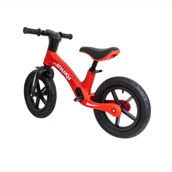 Bicicleta Fara Pedale - Luxis, 3 Ani+, Roti Cauciuc, Sezut Reglabil, Negru/Rosu - ZTS9454