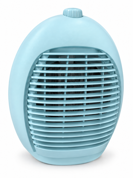 Aerotermă Electrică Hausberg, 2000 W, 3 Trepte, Termostat Reglabil, Design Compact, Albastru, A6331