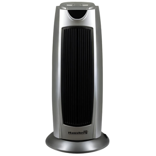 Aerotermă Turn Hausberg, 2000 W, 2 Trepte, Timer Digital, Protecție la Supraîncălzire, Argintiu, HB8503
