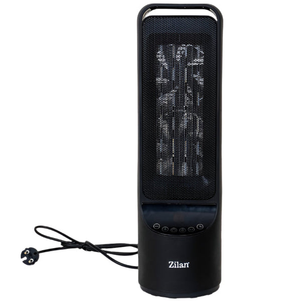 Aerotermă Ceramică Turn Zilan - 2000W, 2 Trepte Viteză, Timer 12H, Telecomandă, ZLN2052
