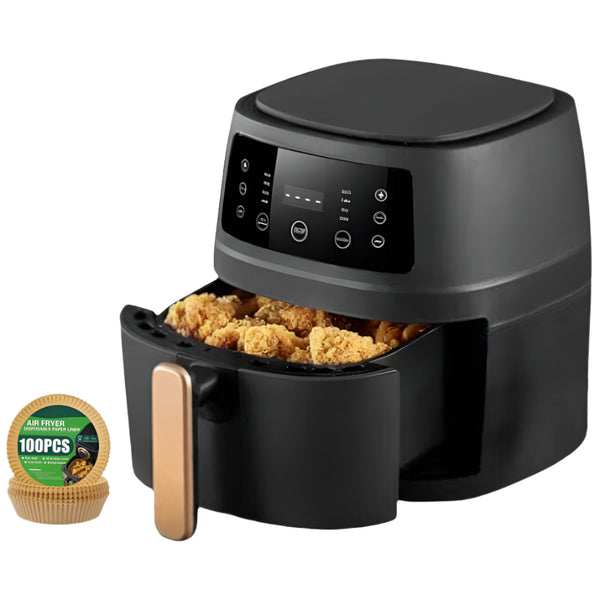 AirFryer - 8L, 2400W, Friteuză cu Aer Cald Fără Ulei, Digitală