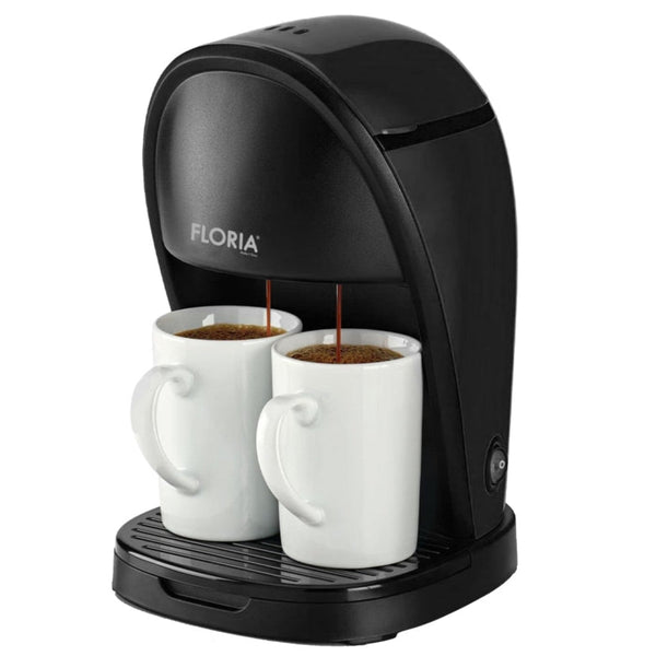 Aparat Cafea Floria - 450W, 250ml, Filtru Nailon, 2 Cești 125ml Incluse, Cupă Măsurare- ZLN9297