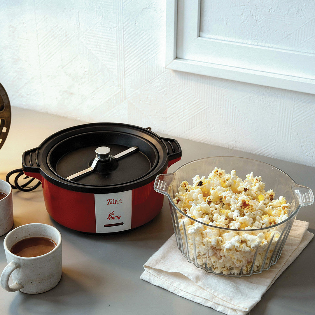 Aparat de Popcorn Zilan Party Series, Bol 2 L, Roșu - ZLN5110 – fotografie 3 cu detalii ale produsului