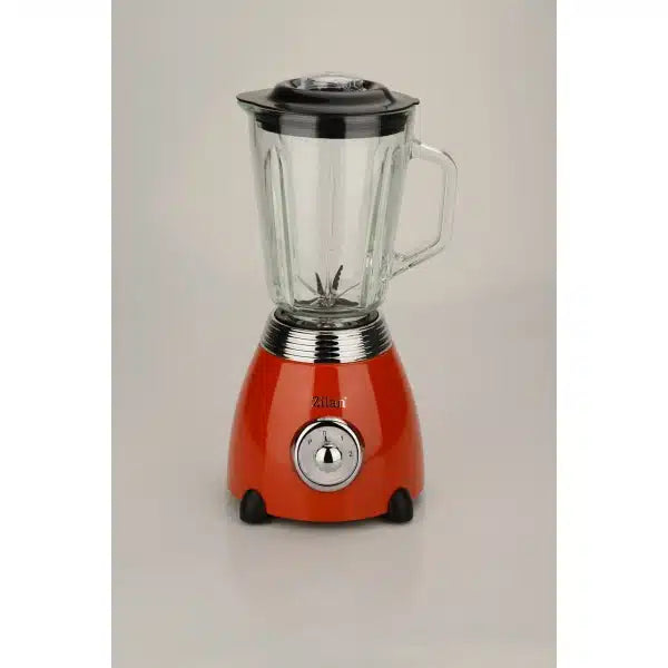 Blender Zilan Retro, Bol de Sticlă 1,5 L, Roșu - ZLN7057 – fotografie 2 cu detalii ale produsului