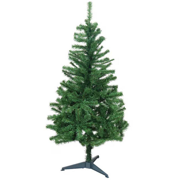 Brad Artificial De Crăciun - 1.5m, 300 Crenguțe, Suport Inclus, Verde, Sărbători în Familie