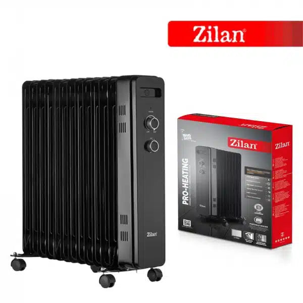 Calorifer Electric cu Ulei Zilan, 13 Elemenți, 2500 W - ZLN8467 – fotografie 3 cu detalii ale produsului