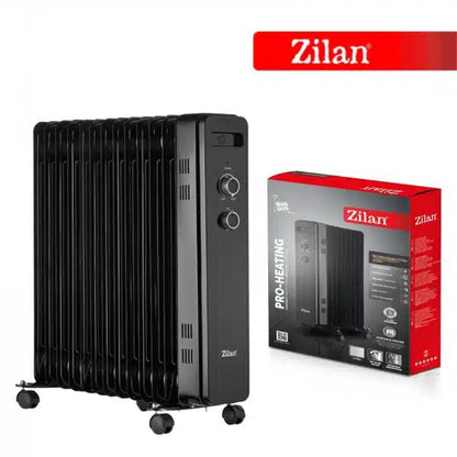 Calorifer Electric cu Ulei Zilan, 13 Elemenți, 2500 W - ZLN8467 – fotografie 3 cu detalii ale produsului