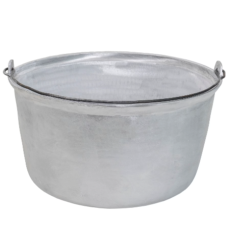 Ceaun Tuci Aluminiu Zilan - 40L, Alimentar, Fund Drept, Diametru 48 cm - EXT 8054_1