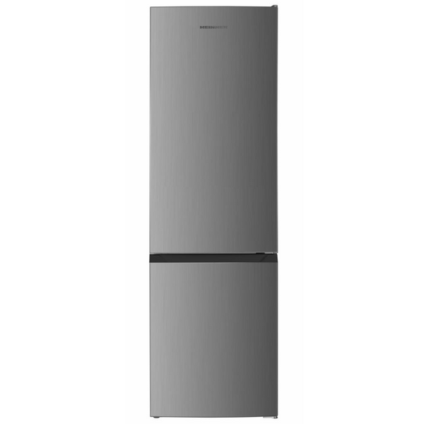 Combină Frigorifică Heinner - 262L, Răcire Statică, LED, Control Electronic, Uși Reversibile, Aspect Inox, Clasa E - HC-HM262XE++