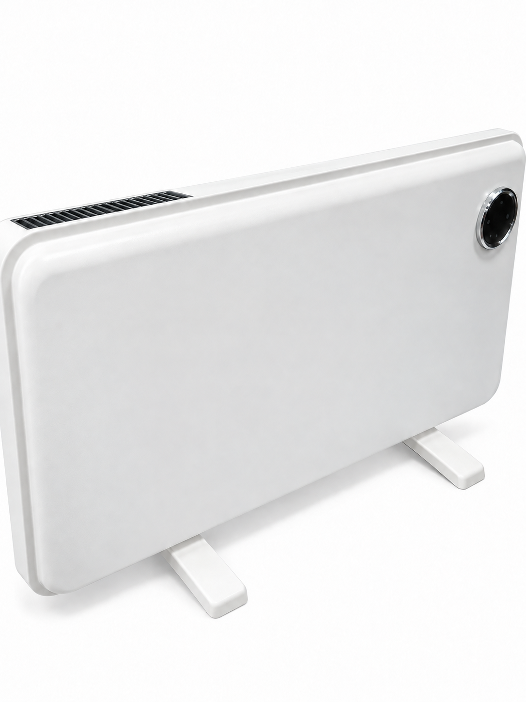 Convector Electric Digital Hausberg Prime, 2000 W, Design Alb, Amplasare pe Podea, HB8215AB