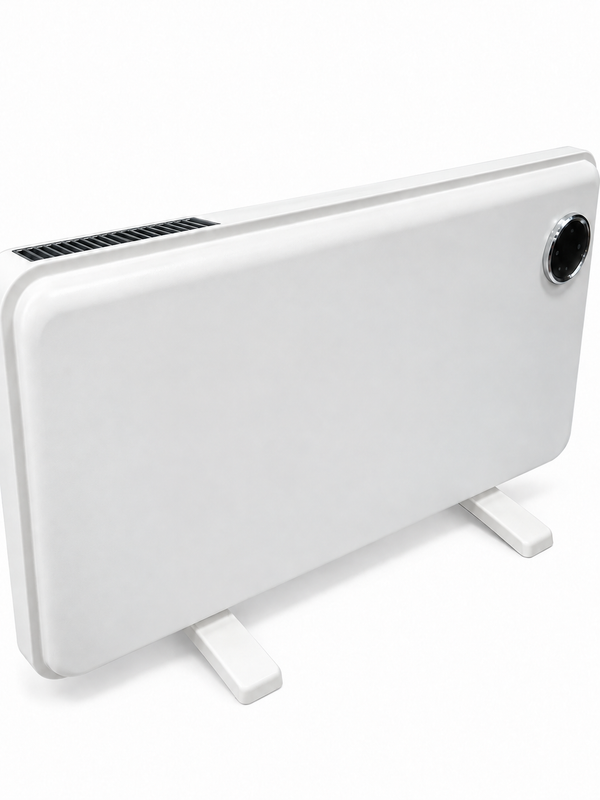 Convector Electric Digital Hausberg Prime - 2000 W, Design Alb, Amplasare pe Podea - HB8215AB