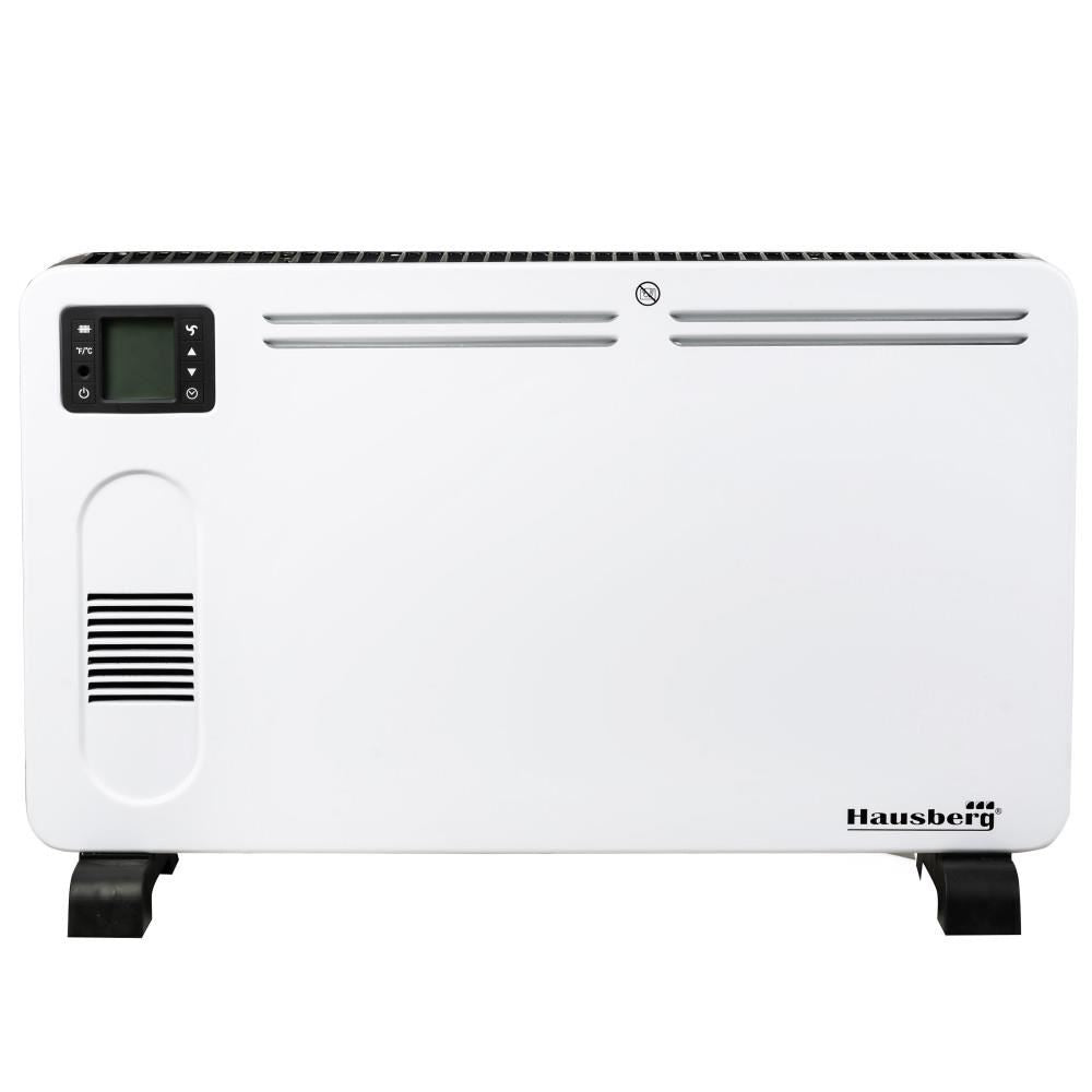 Convector Electric Hausberg, Afișaj LCD, Ventilator Turbo, Telecomandă, Timer 24 h, HB8230