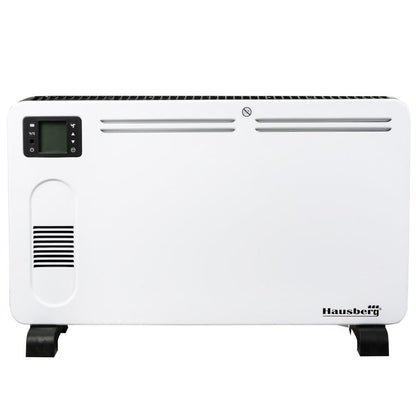 Convector Electric Hausberg, Afișaj LCD, Ventilator Turbo, Telecomandă, Timer 24 h, HB8230