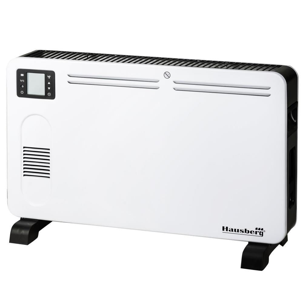 Convector Hausberg HB8230 cu afișaj LCD și ventilator Turbo, vedere din unghi