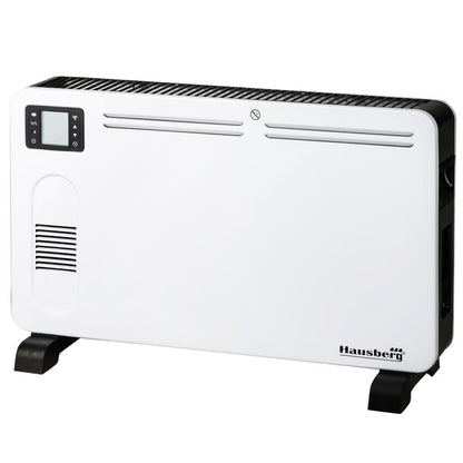 Convector Hausberg HB8230 cu afișaj LCD și ventilator Turbo, vedere din unghi